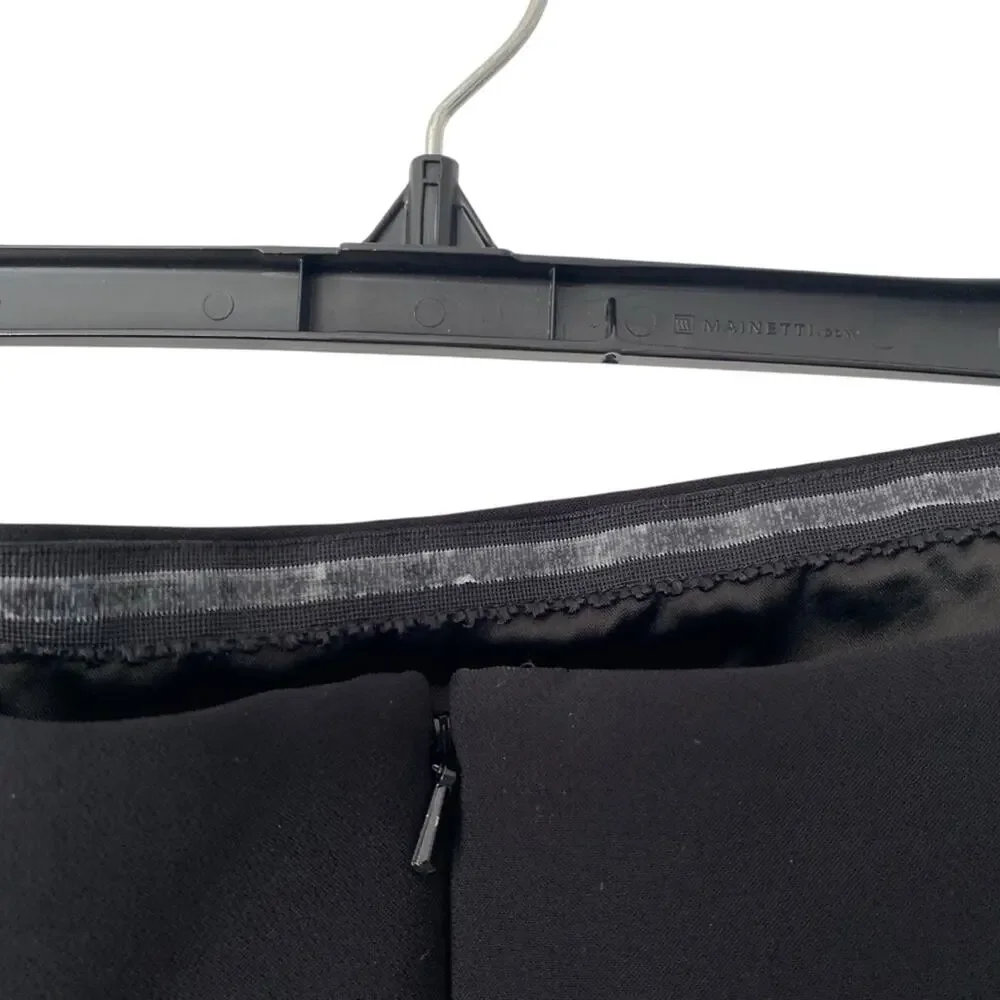 Jay Godfrey Allman Black Strapless Ruffle Gown Side Slit lined in satin size 12 - Picture 6 of 9